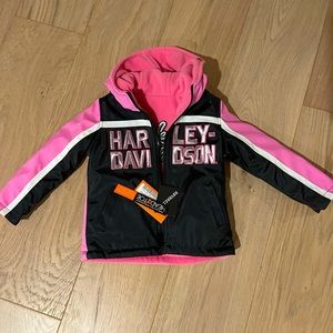 Harley Davidson 2T Fleece Lined Jacket NWT